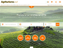Tablet Screenshot of it.agriturismo.net